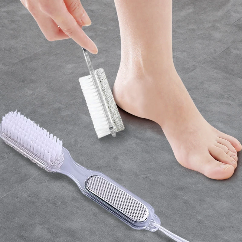 Lime remodelée pour les pieds à la main, pédicure pour les callosités des pieds du côté du talon, soins des talons, meulage, outils de brosse exextensibles, 1 pièce