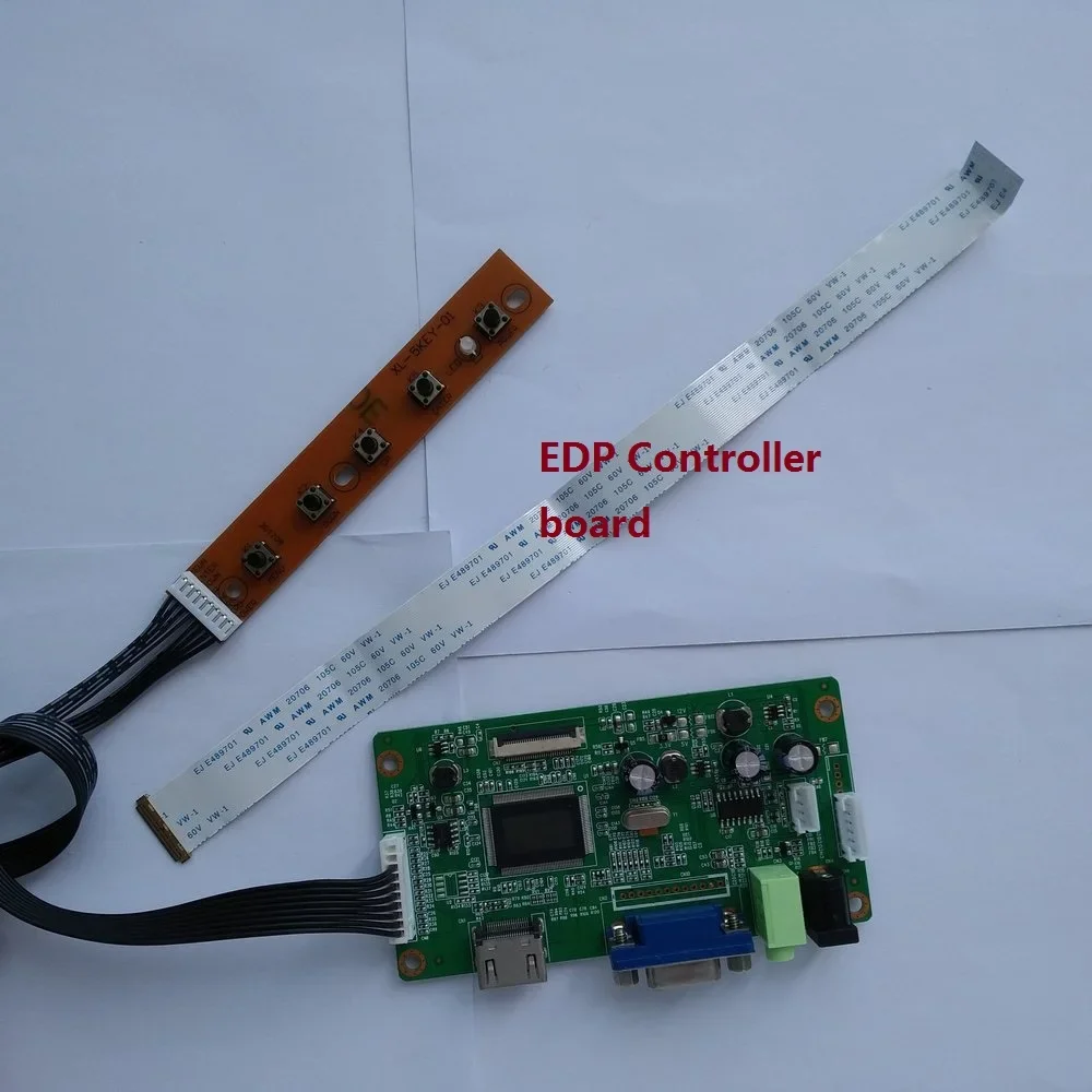 for B156HAN02 1920X1080 DIY LCD EDP DRIVER KIT VGA HDMI-compatible Controller board monitor SCREEN display 15.6