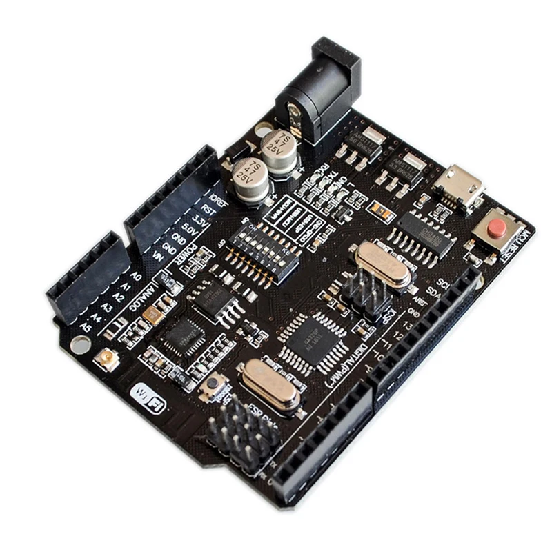 UNO R3 + WiFi ATmega328P + ESP8266 (Memoria de 32Mb), USB-TTL CH340G para Arduino Uno NodeMCU WeMos ESP8266, novedad