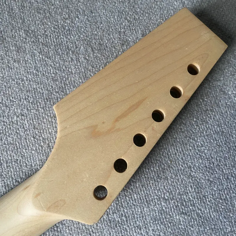 In862 cabeçote sem cortes 6 cordas st guitarra elétrica pescoço bordo + jacarandá 22 trastes 648mm comprimento das escalas substituir & peças diy inacabadas