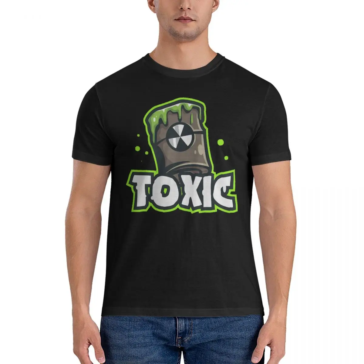 Футболка мужская с короткими рукавами и круглым вырезом