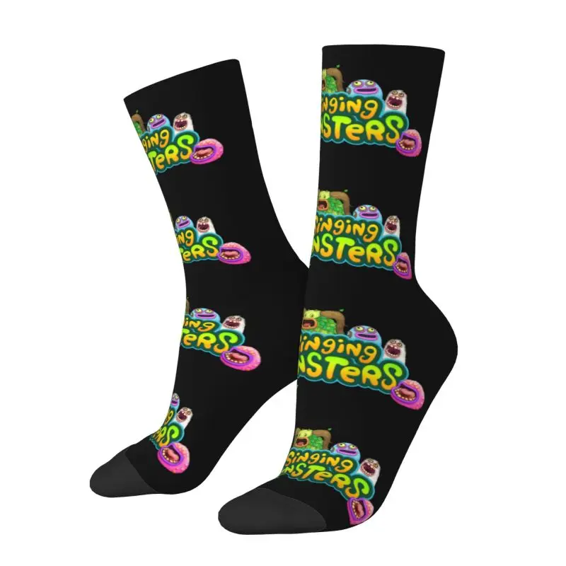 My Singing Monsters Dress Socks Men's Women's Warm Funny Novelty Crew Socks