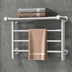 Towel Warmer 304 Stainless Steel 65°C constant temperature Smart Heated Electric Towel Rack 500*395*235mm 110V/220V