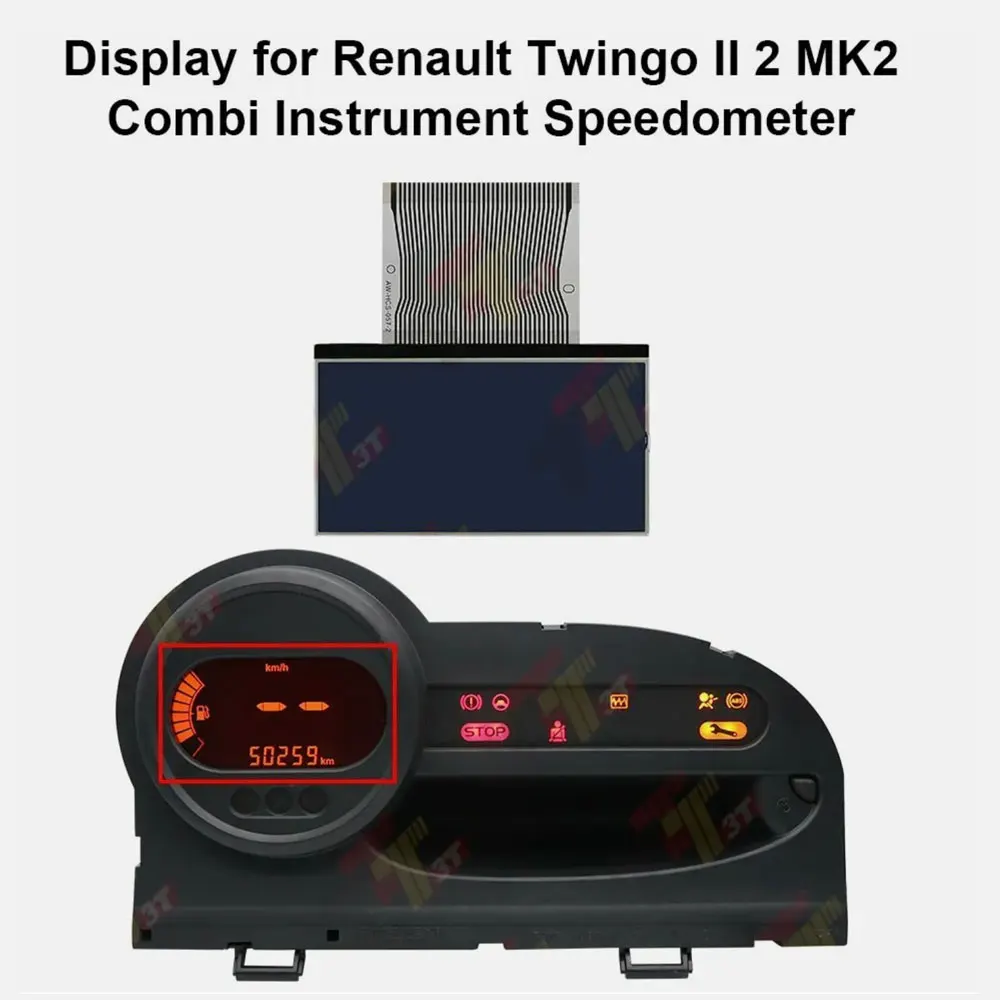 

Dashboard LCD Speedometer Display for Renault Twingo II 2 MK2 Combi Instrument