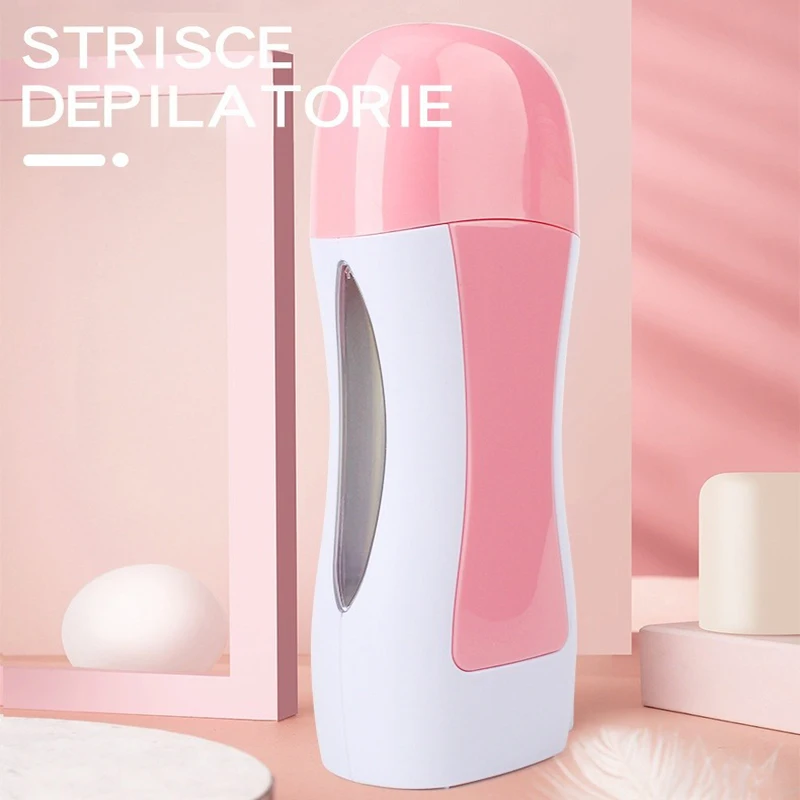 

2023 Electric Wax Heater Epilator Wax Roller Base Roll On Waxing Refillable Hair Removal Machine Depilatory Heater