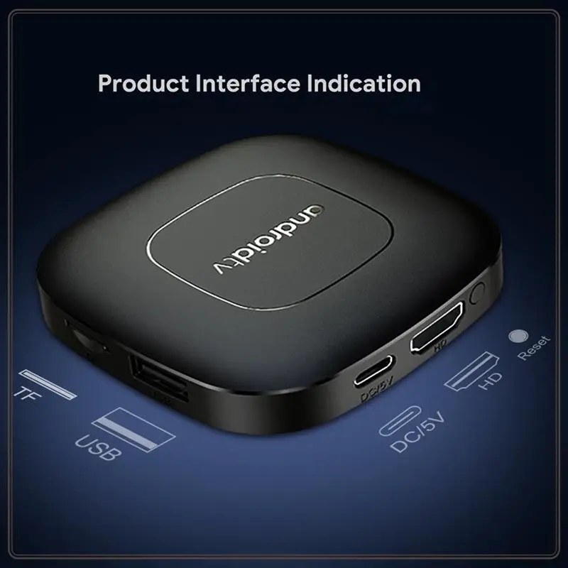 Надежная Android 13 Smart TV Box Allwinner H313 Dual 2.4G + 5G Bluetooth 5.0 8K UHD Stream Media Player с голосовым дистанционным управлением,