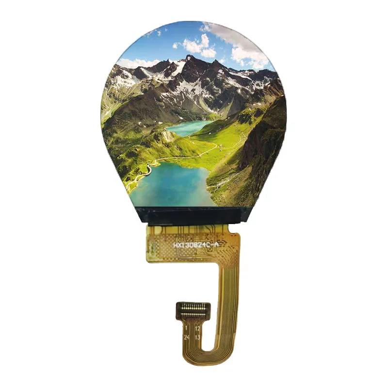شاشة TFT LCD مستديرة مقاس 1.3 بوصة مقاس 240 × 240 SPC-ND130824C-A مع واجهة SPI