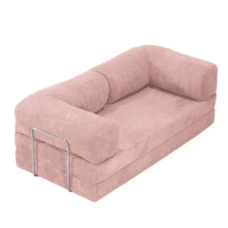 Vacuum Compression Sofa Corduroy Multi-functional Sofa Bed Living Room Bedroom Fabric Sofa