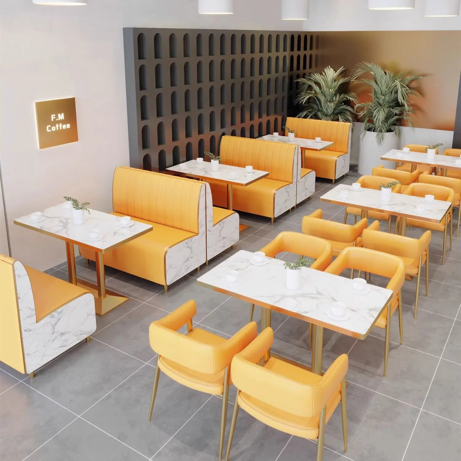 

Dessert shop table and chair combination Malatang shop noodle restaurant fast food table burger shop small round tablecommercial