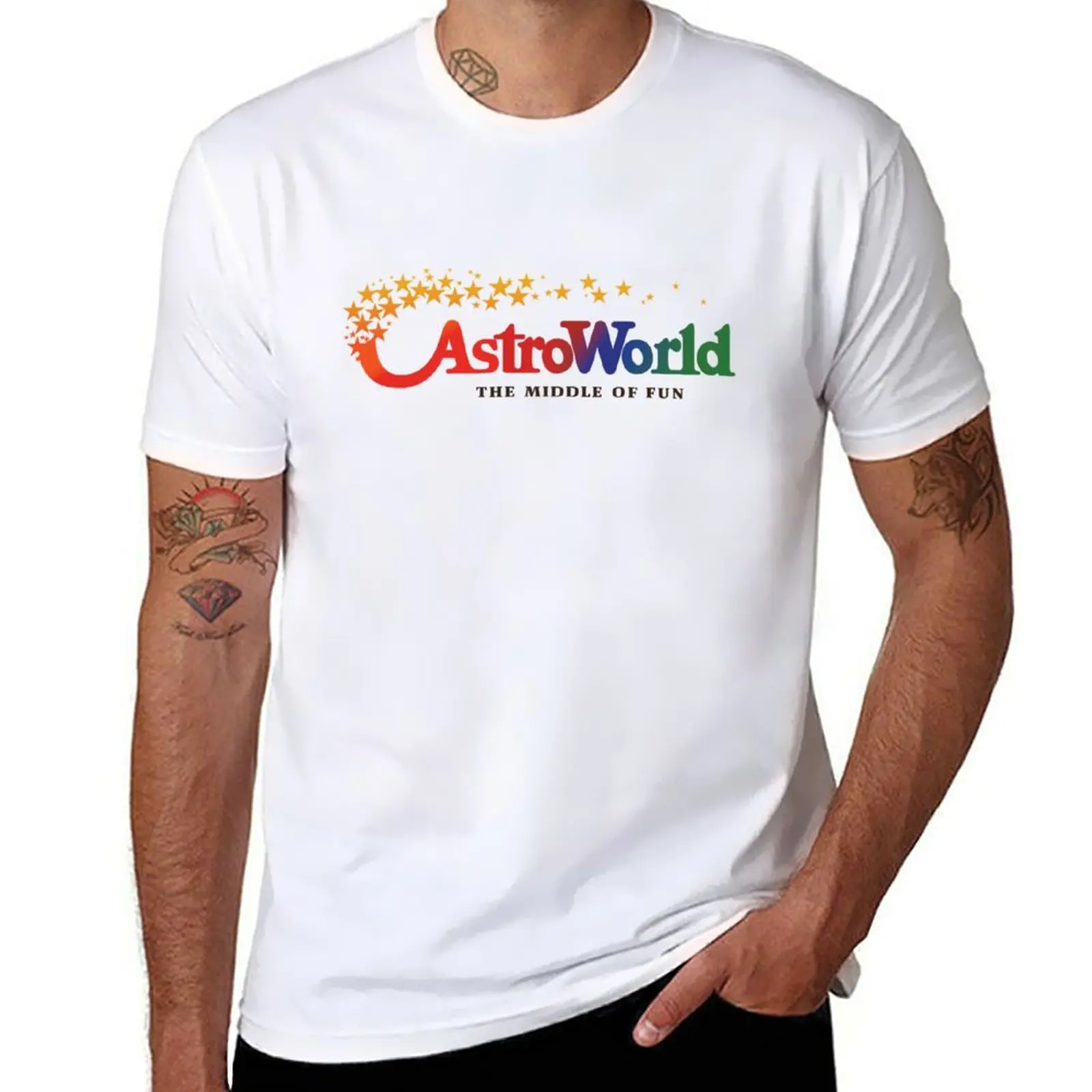 

New Astroworld T-Shirt plain t-shirt oversized t shirt plus size t shirts designer t shirt men