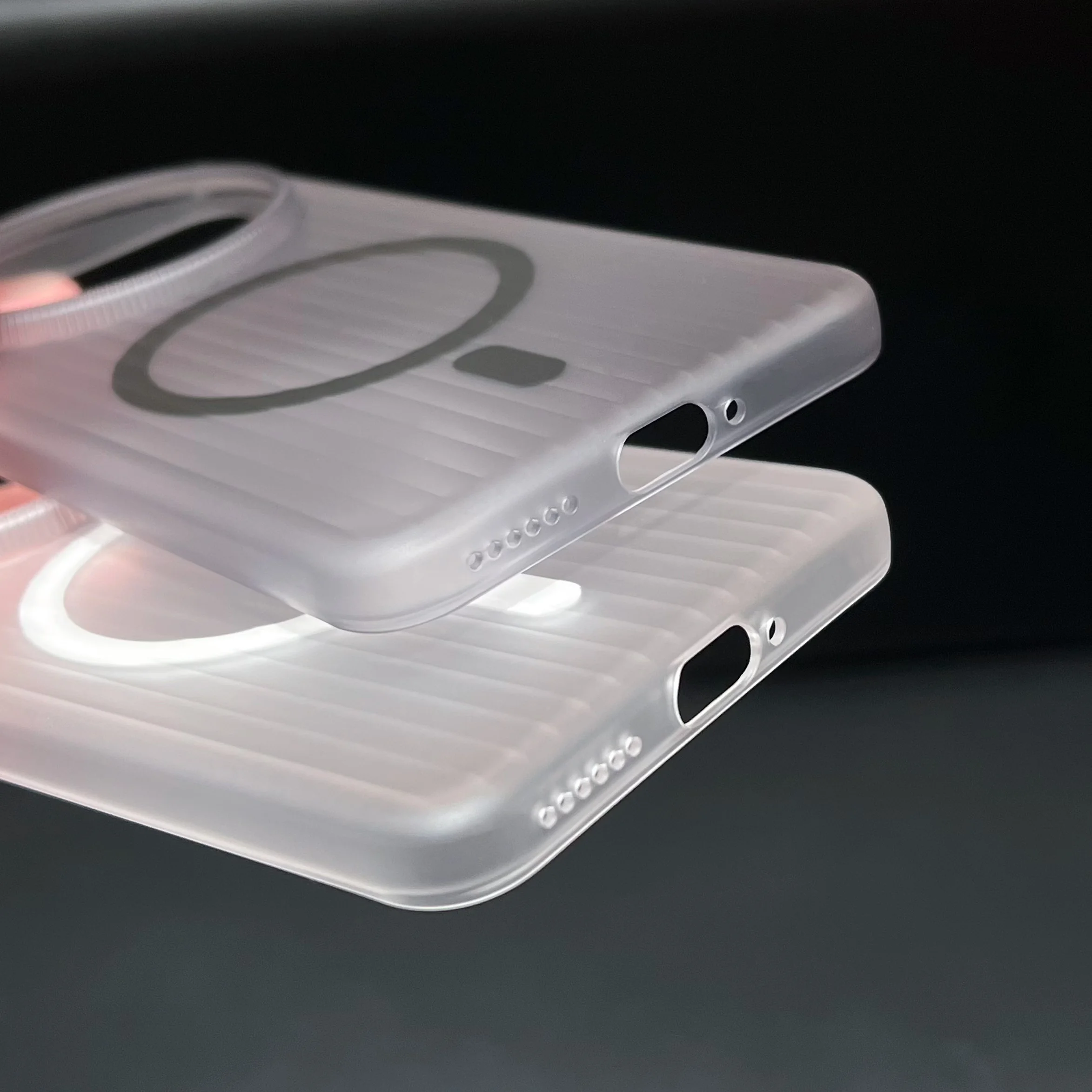 For Vivo X200 Pro Mini X200S Case Fashion Matte Clear Rows Pattern Phone Shockproof Protector Mobile Phone Cover