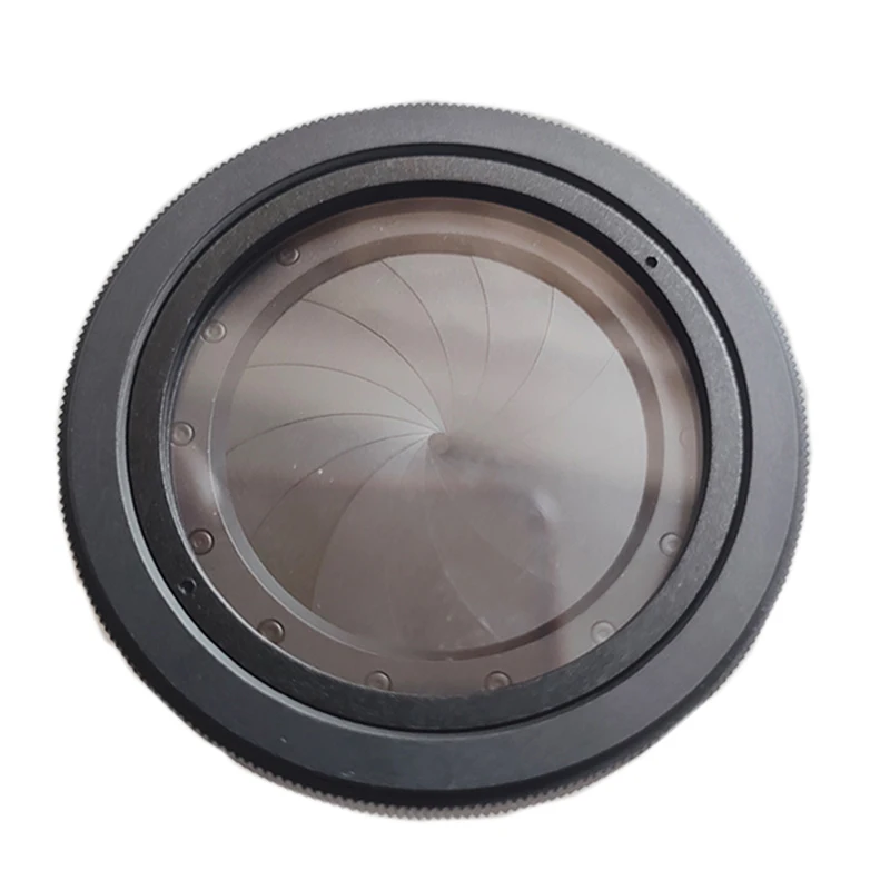 Adjustable Aperture Mechanical Iris Diaphragm 1.5-26mm M30 To M37 Camera Microscope Condensor DIY Module with Glass Lens