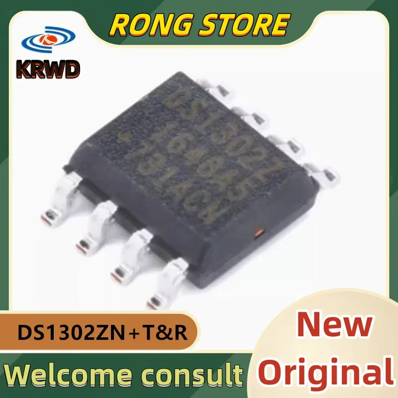 10PCS 051302Z New and Original Chip IC DS1302ZN+T&R DS1302ZN SOIC-8 Clock/calendar 3-wire serial interface chip