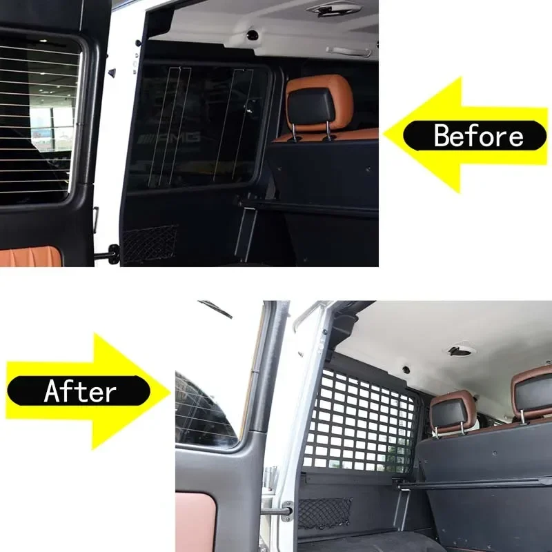 

For 2007-2018 Mercedes-Benz G-Class W463 car trunk windows on both sides of the multi-function bag rack car interior accessories