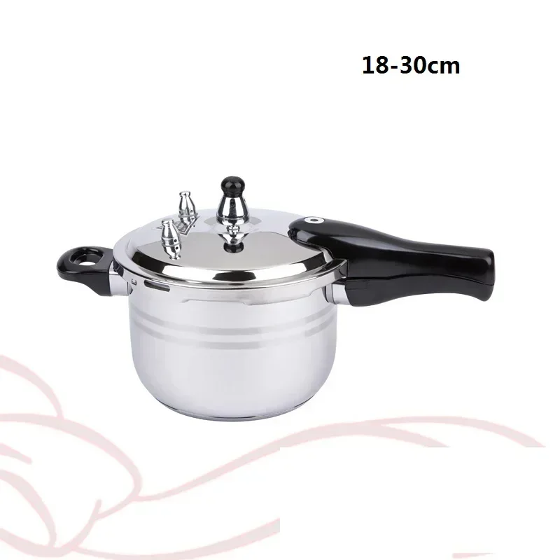 16-30cm Pressure Cooker Cooking Stainless steel Cooking Pan stew pot Induction cooker Pressure Cooking stove-top