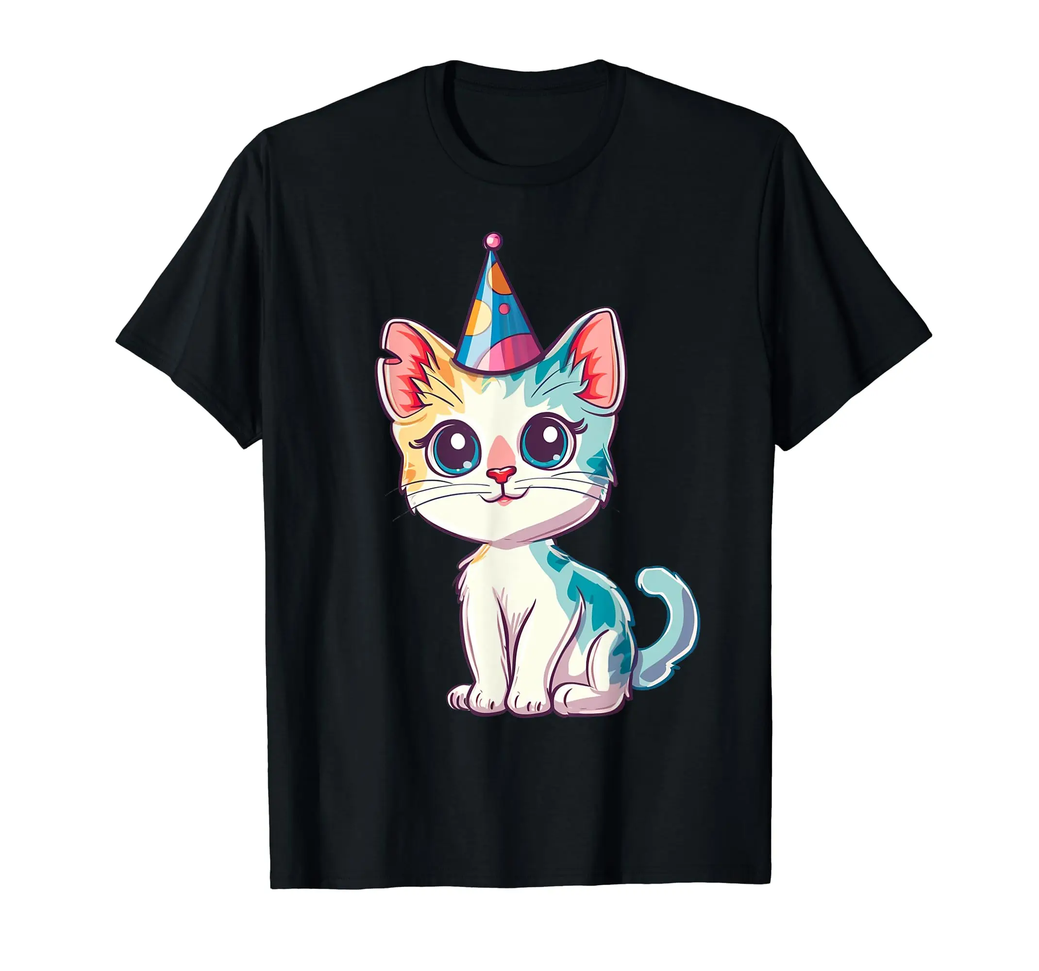 Cat Graphic With A Cute Kitty Animal Face For Pet Lovers T-Shirt