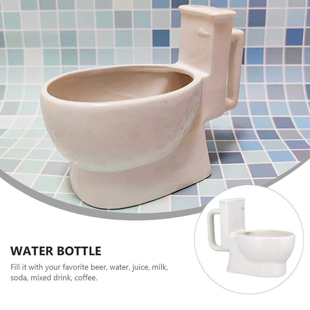 

Novelty Toilet Ceramic Coffee Mug Funny Design For Home Office Use Easy Clean Drinkware Beer Water Juice Container