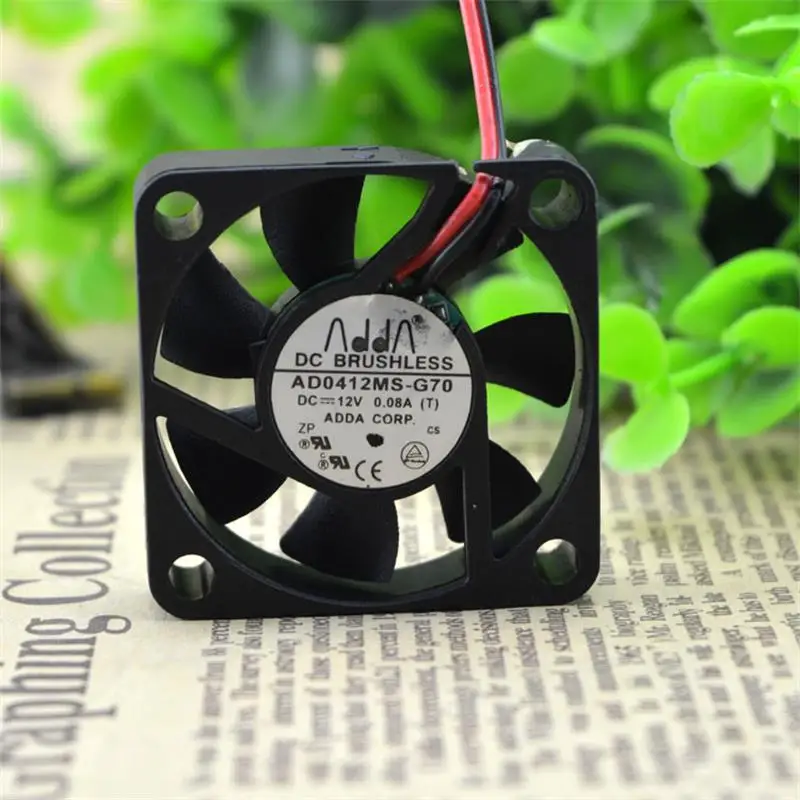 New For ADDA AD0412MS-G70 4010 4cm 12V 0.08A Ultra Quiet Graphics Fan