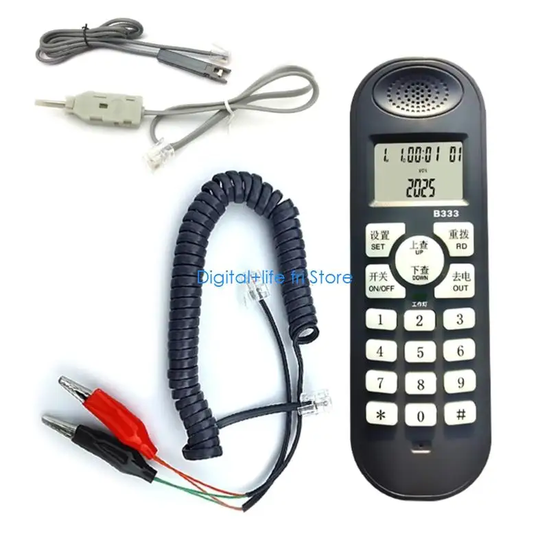E06D B333 Advanced Telephone Cable Detector Tester For Communication Line Troubleshooting In Commercial Installations