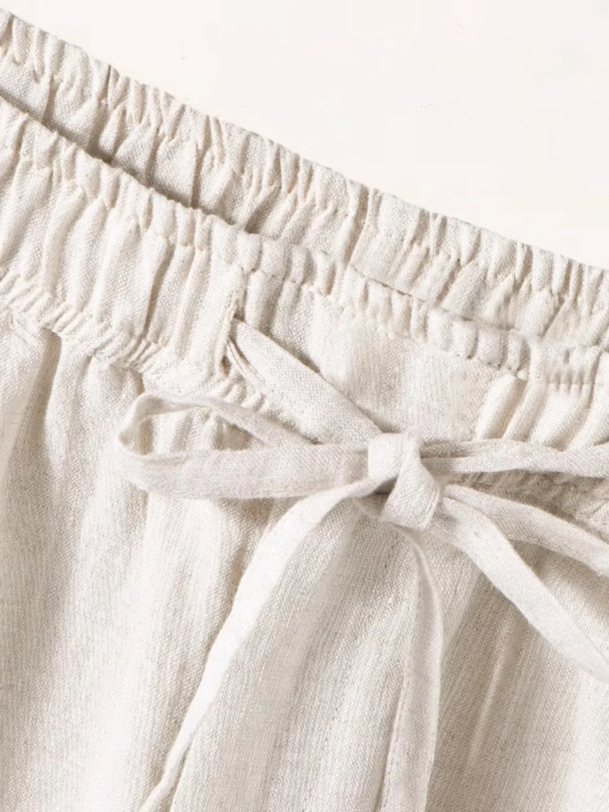 

Мужские льняные хлопковые повседневные брюки прямого кроя, весенние новые свободные длинные брюки, летние модные широкие брюки