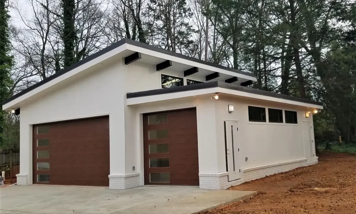 

Современный черный секционный гараж, дверь с высокой изоляцией, противоугонный алюминий, автоматический домашний гараж из сплава