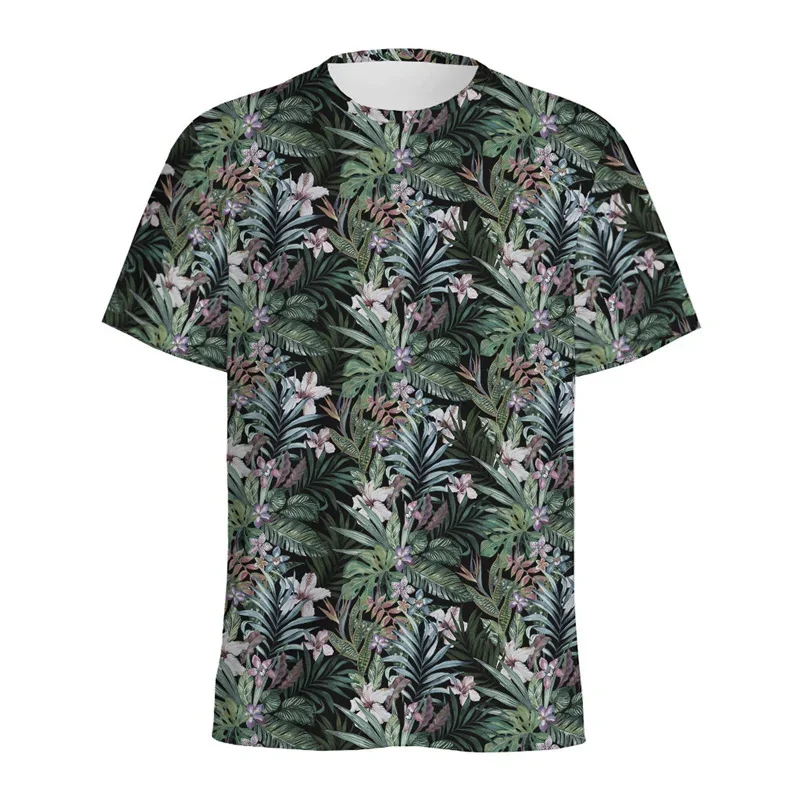 

Flower Petals Pattern T-shirt For Men Women Summer Casual Short Sleeved 3D Printed Floral T Shirts Tops Loose O-Neck Tee Shirts