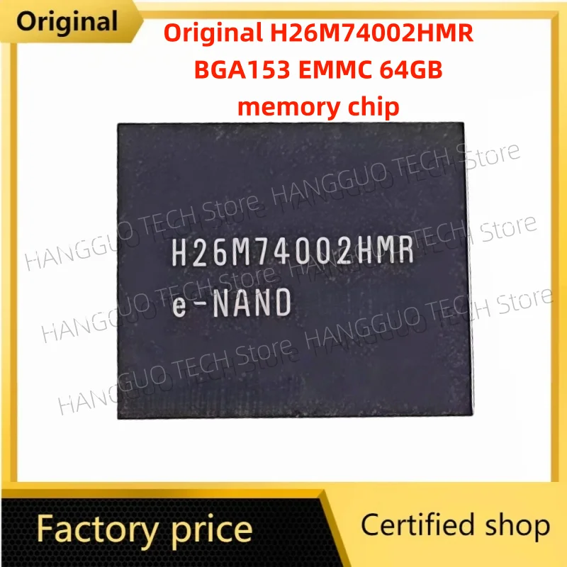 Original H26M74002HMR BGA153 EMMC 64GB memory chip