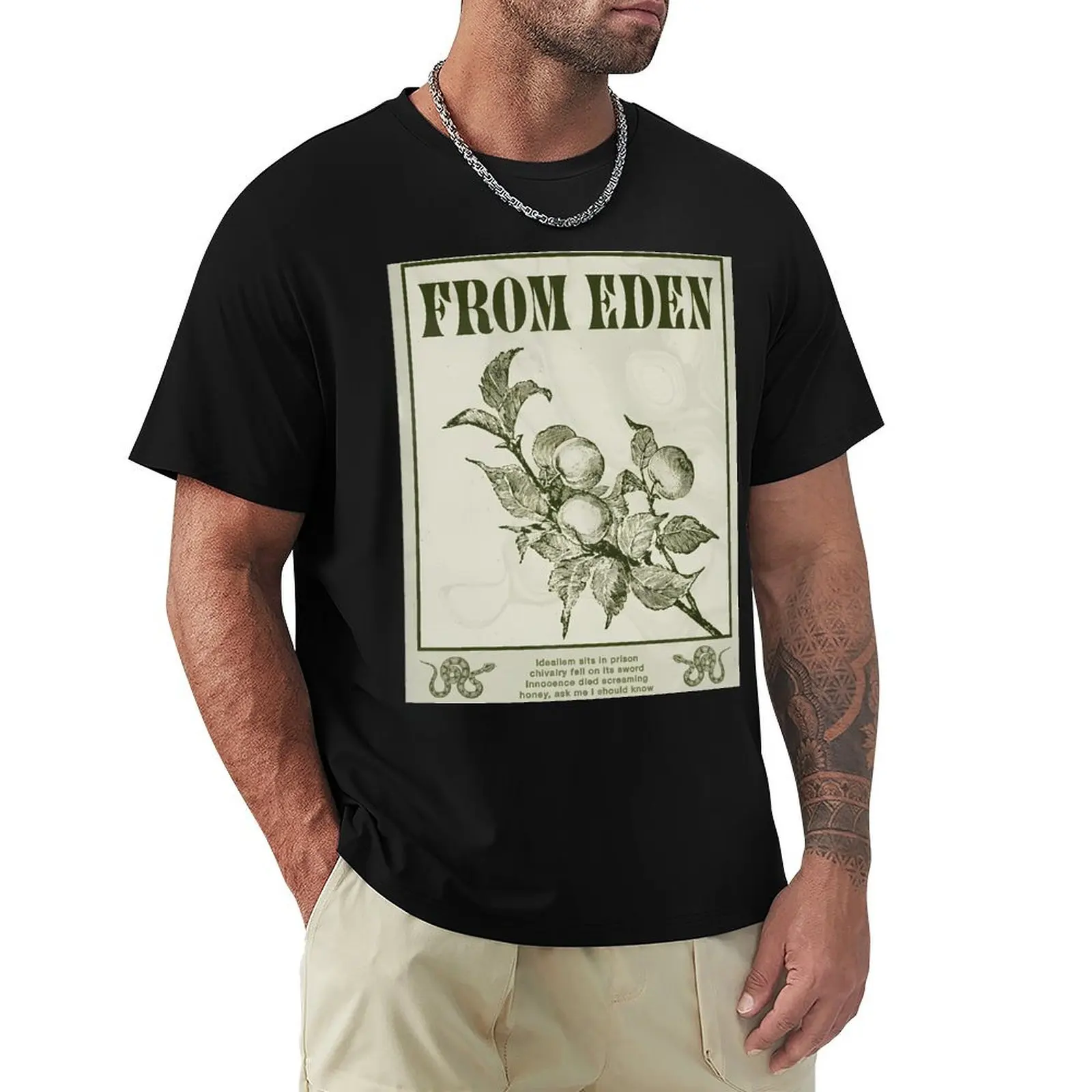 From Eden Hozier T-Shirt t shirts for man cotton funny T-Shirt