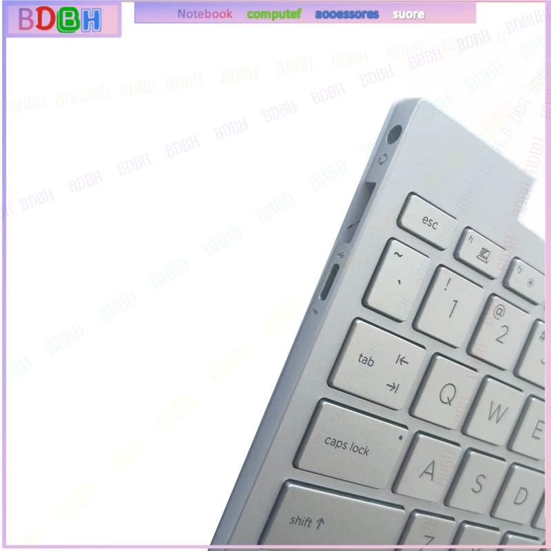 New For HP ENVY 13-BA Series Palmrest Upper Case w/Backlit Keyboard Silver