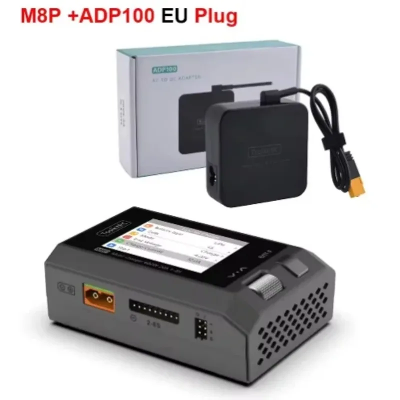 

ToolkitRC M8P 600W 20A DC Balance Charger Discharger for 1-8S Lipo Battery Checker ESC Tester Receiver