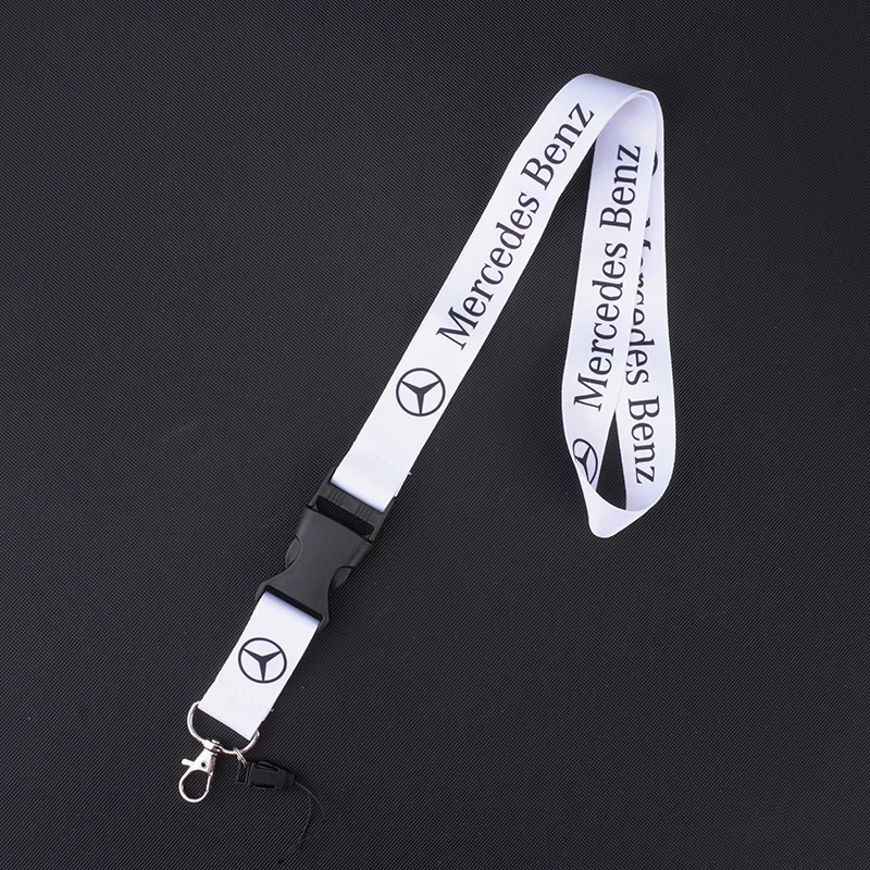 Lanyard Nylon Printing Emblem Style Keychain For Mercedes Benz AMG CLA CLS GLK GLE GLC W211 W203 W204 W210 W124 W202 W212 W222  view 3
