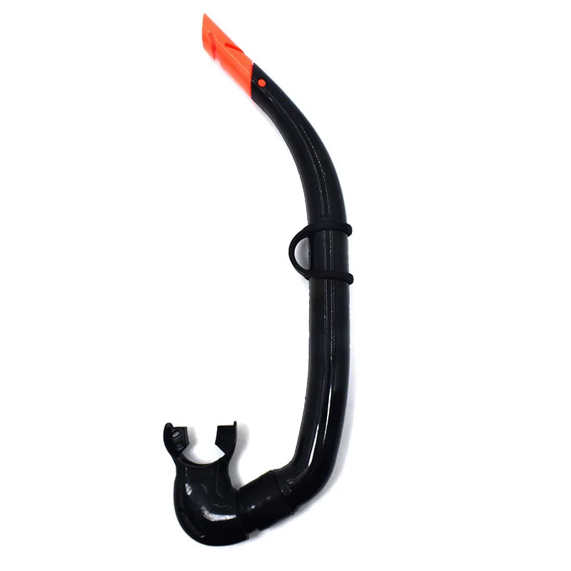 Swimmer's Snorkel for Lap Swimming and Swim Training Silicone Mouthpiece One-Way Purge Valve
