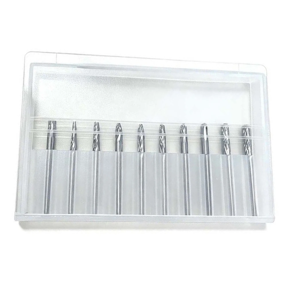 3mm Double Slot Rotary File Bit for Wood Metal Working High Hardness Steel Construction for Reduced Friction and Heat Buildup