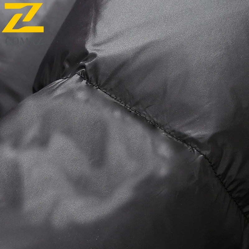 COMXZ Men Winter New Down Jacket Casual Hooded Outdoor Adventure Thick Warm Parka Leisure Everyday Style Lightweight Clothing