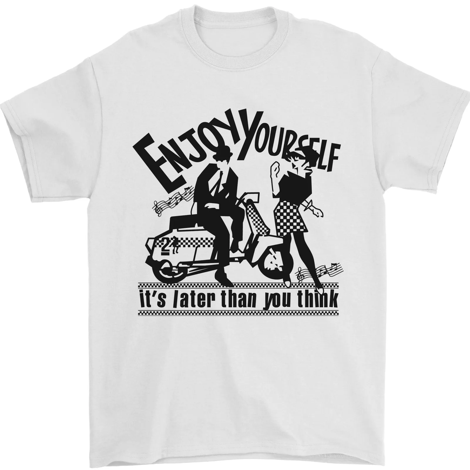 

2Tone Enjoy Yourself 2 Tone SKA Music Mens T-Shirt 100% Cotton