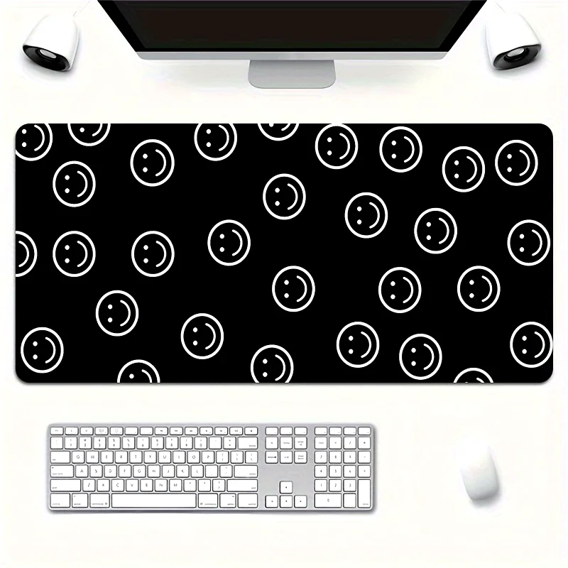 

Joyful Face Mouse Pad Compatible for PC/Laptop - Non-Slip Thick Soft Natural Rubber Desk Mat with Joyful Fac