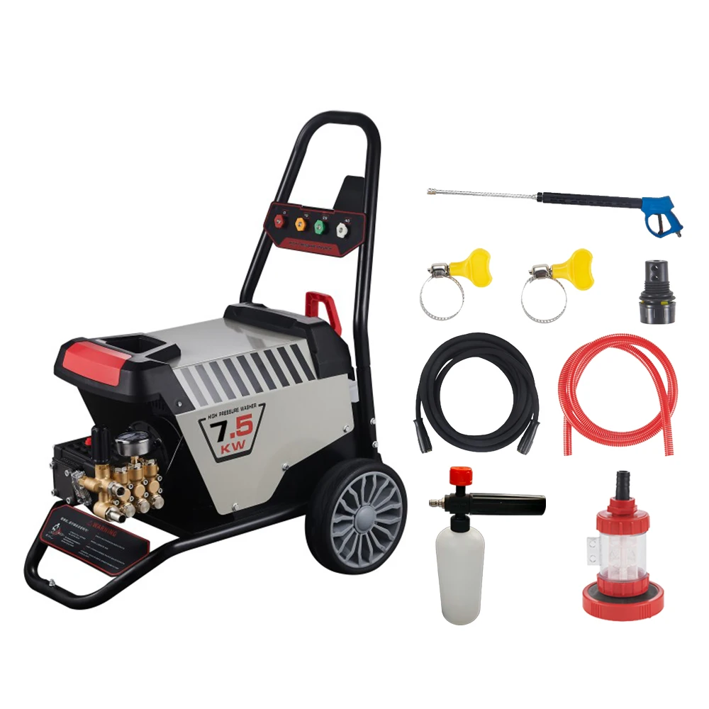 

Professional 7500W Fully Automatic High Pressure Jet Cleaner Machine for Car Wash Shops with Engine Pump Motor Core Components