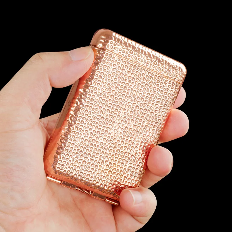 

Потрясающий портсигар из цинкового сплава с текстурой кратера, вместительный портативный устойчивый к ударам мужской стильный аксессуар для курения