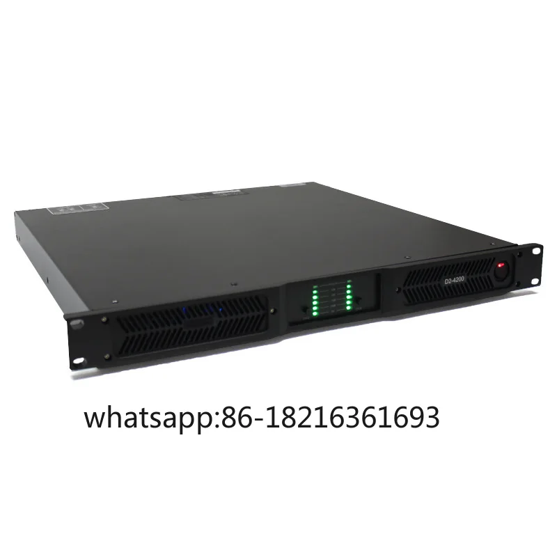 

D2-4200 1u class d amplifier digital power amplifier 2 channel 4000w