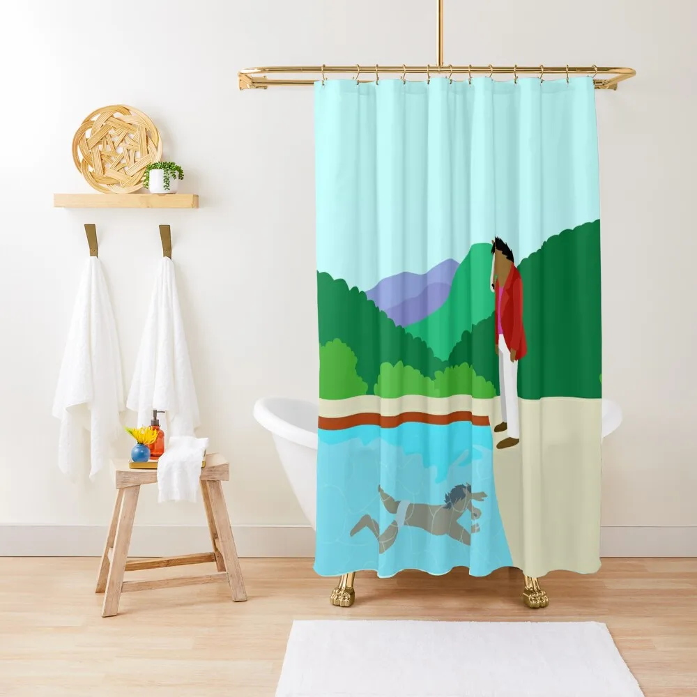 

Minimal Horseman Shower Curtain Modern Showers For Bathroom Transparent Bathroom Shower Shower Set For Bathroom Curtain