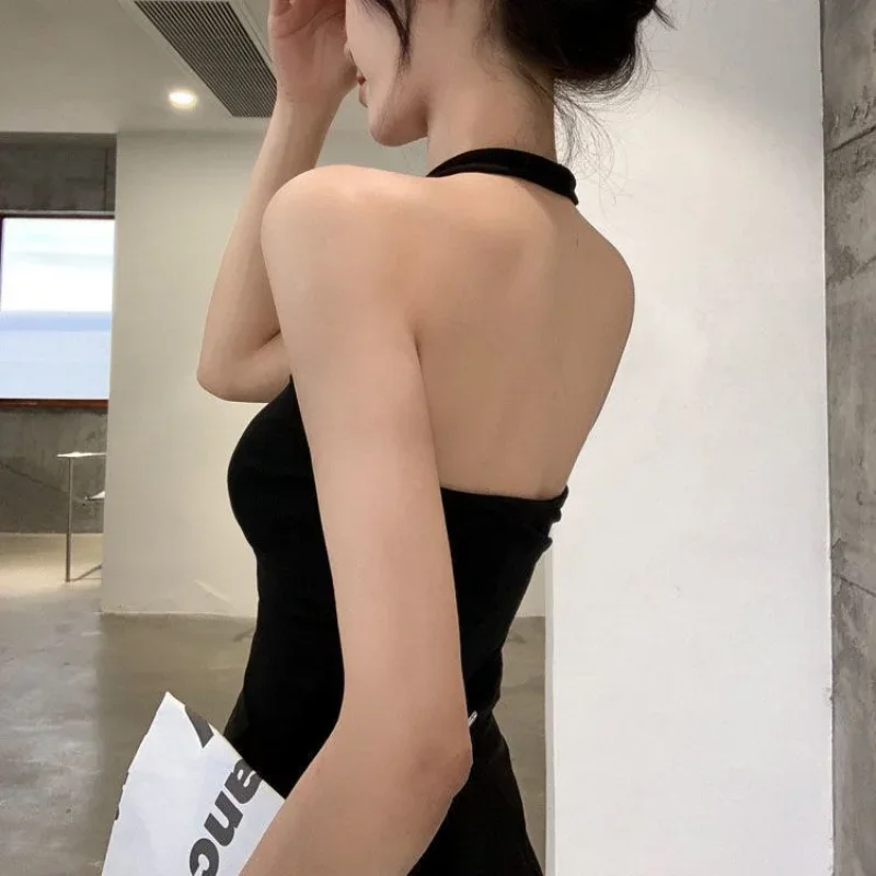 تي شيرت تانك مجموعات النساء أزياء مثير بسيط كل مباراة الترفيه الصيف الشمس واقية تصميم اليومية الكورية نمط Shiring السيدات أنيقة