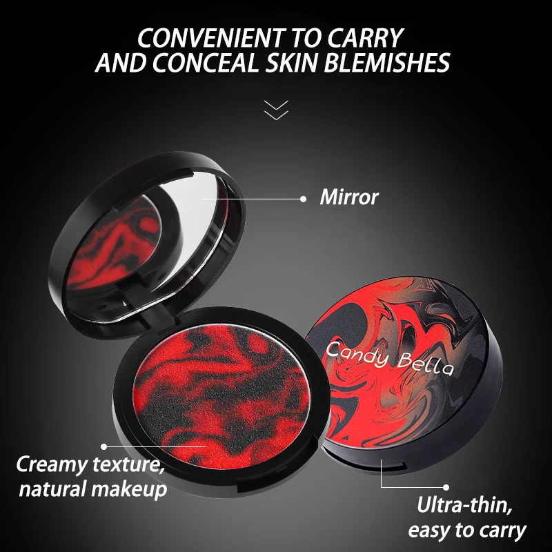 溶岩セッティングパウダー透明オイルコントロールマットコンシーラー防水ソフトフェイスファンデーションメイクアップコンパクトパウダーデュープ化粧品