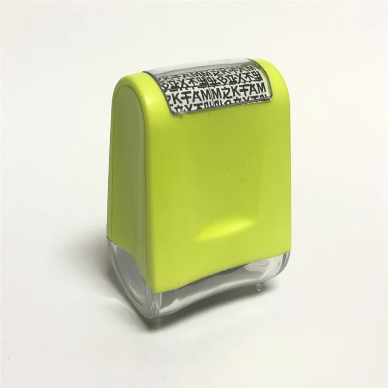 6 pezzi timbro a rullo per la protezione dell'identità per proteggere il tuo Id Privacy dati riservati timbro antifurto, 6 colori