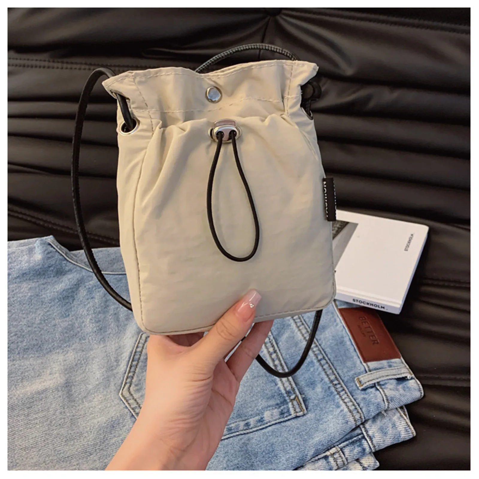 Bolso de mensajero cuadrado pequeño para mujeres y hombres, Mini bolso de viaje, bolso de hombro ligero informal, bolso cruzado para teléfono móvil