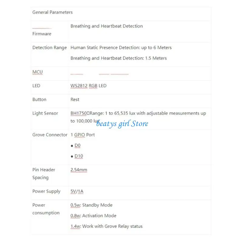 

C7AB MR60BHA2 Millimeter Waving Sensoring 60Ghz Enhances Breathing & Heartbeat