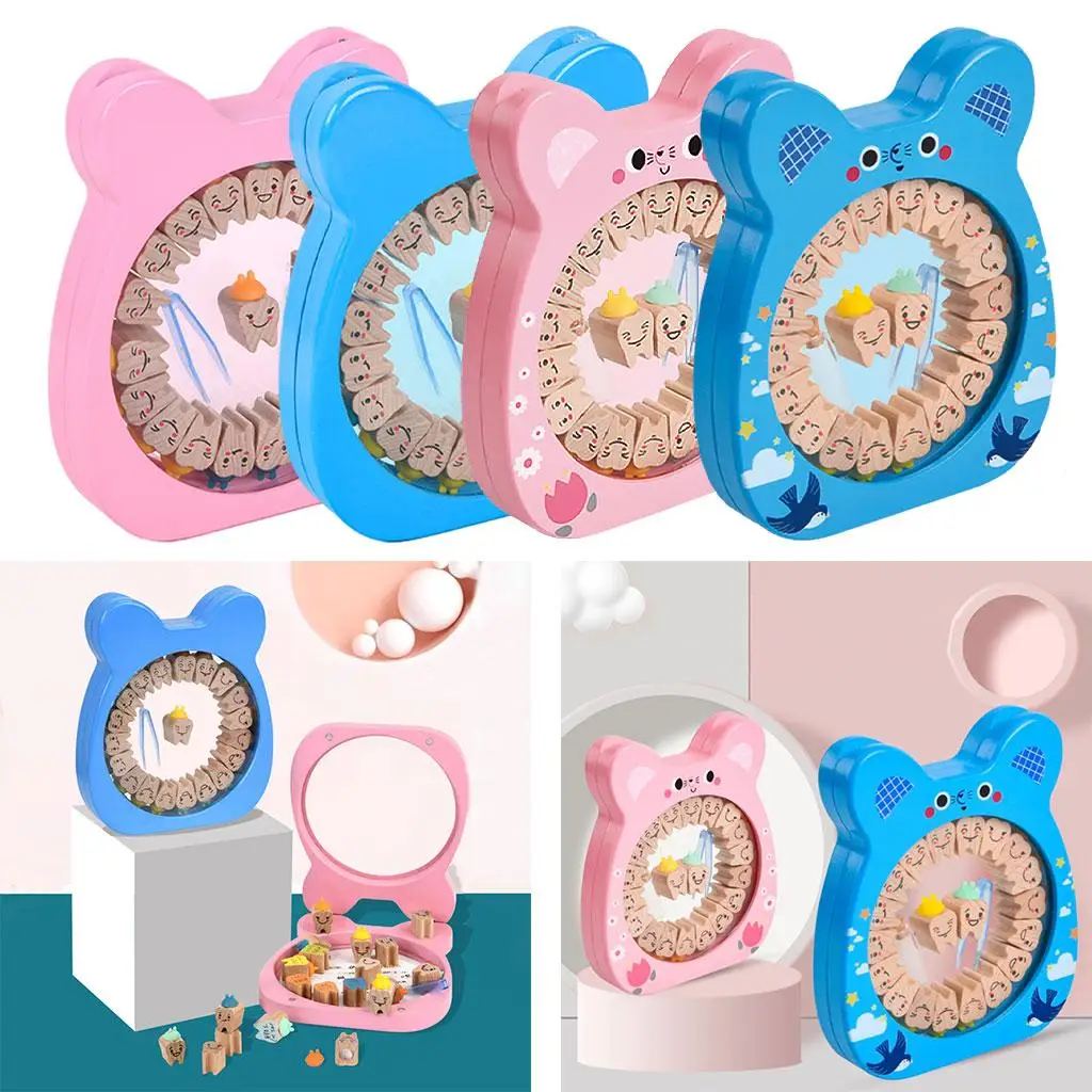 , Colección de contenedores de madera Contiene caja de almacenamiento con soporte para niños, niños, bebés, niños, niñas