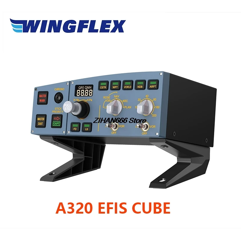 WINGFLEX لوحة التحكم في الطيران A320 EFIS CUBE/ RMP كومبو CUBE/ FCU CUBE WX A320 راديو مكعب لعبة محاكي للطائرة X MSFS2020