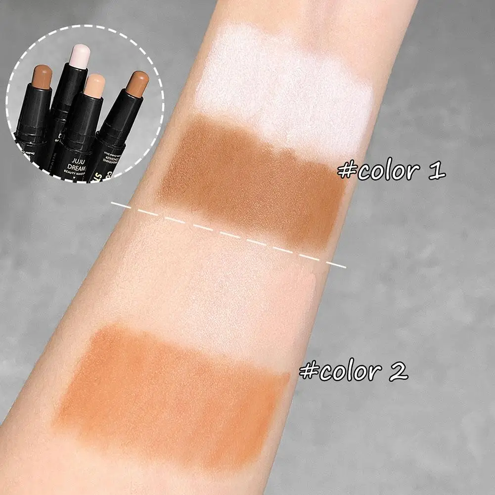 2.5g Double End Stick จมูก Shadow Shadow Sleeper Silkworm Face Light Stick เครื่องสําอาง Shadow High Light ธรรมชาติแต่งหน้า K9H5