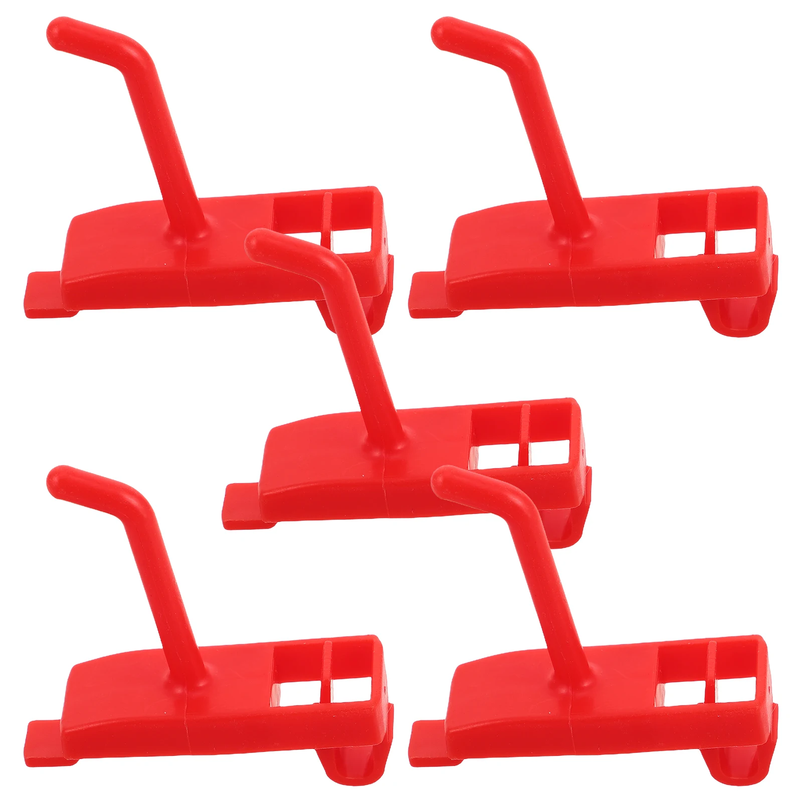 

5pcs Wall Mounted Rack for Spray Bottles Polishing Tools Storage Spacesaving Durable Installation Bathroom Shelves Sprayer