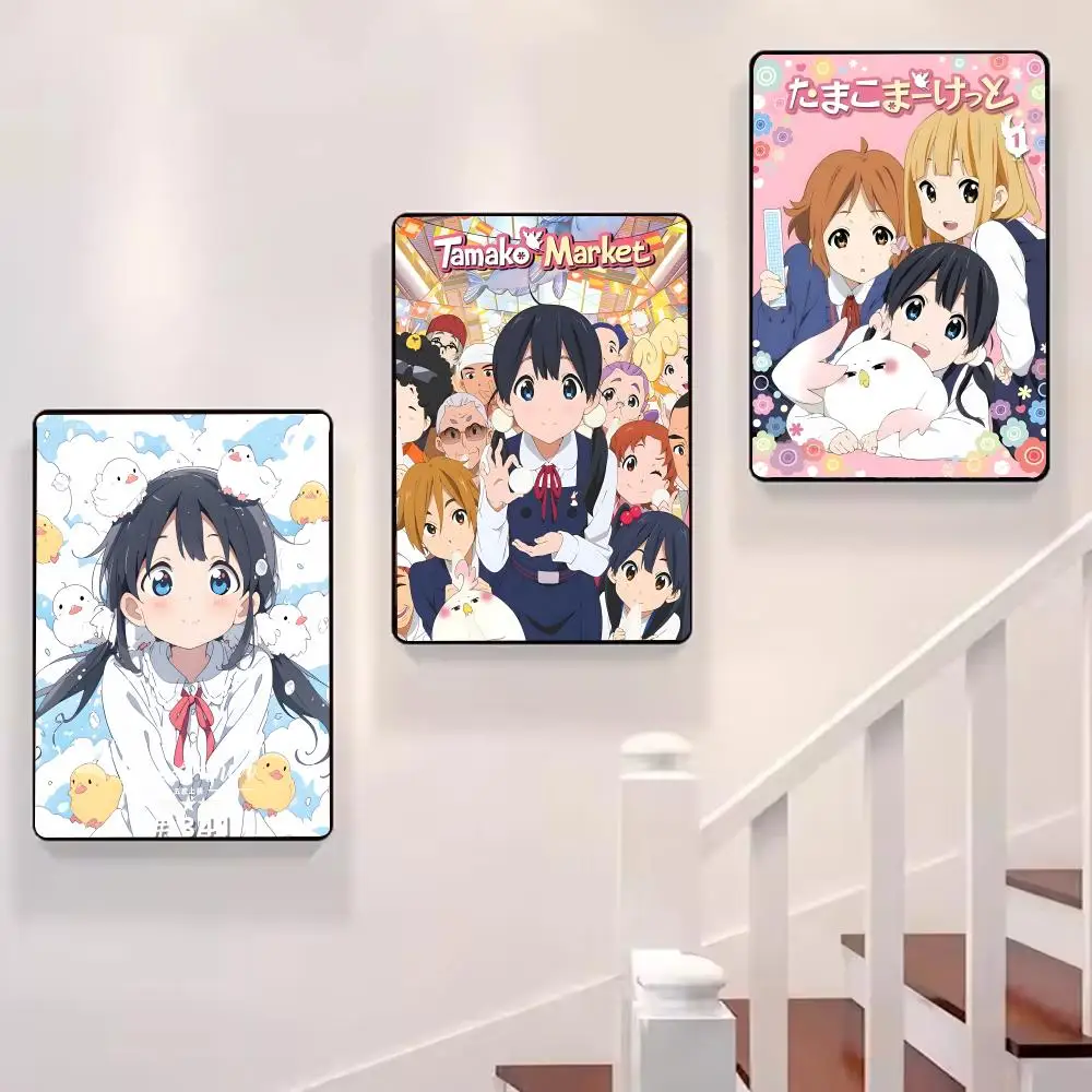 ملصق قماشي لخط الرسوم المتحركة من سوق تاماكو: مجاني للتجاعيد ومقاوم للماء ومتين لجميع الفضاء لتزيين الحائط #3